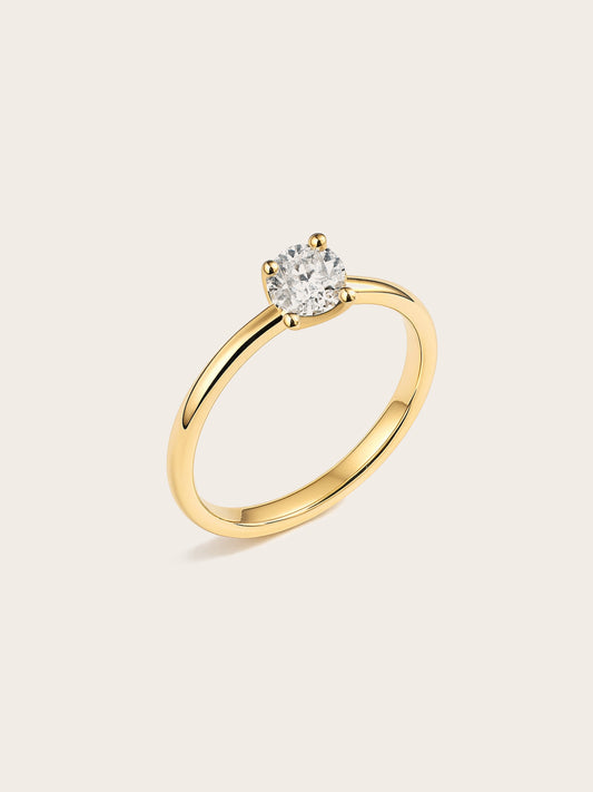 Solitaire Clarity Ring