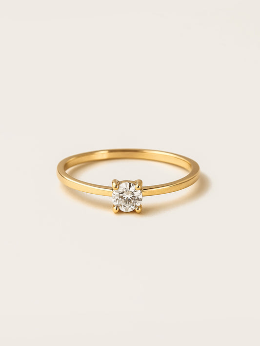 Solitaire Clarity Ring