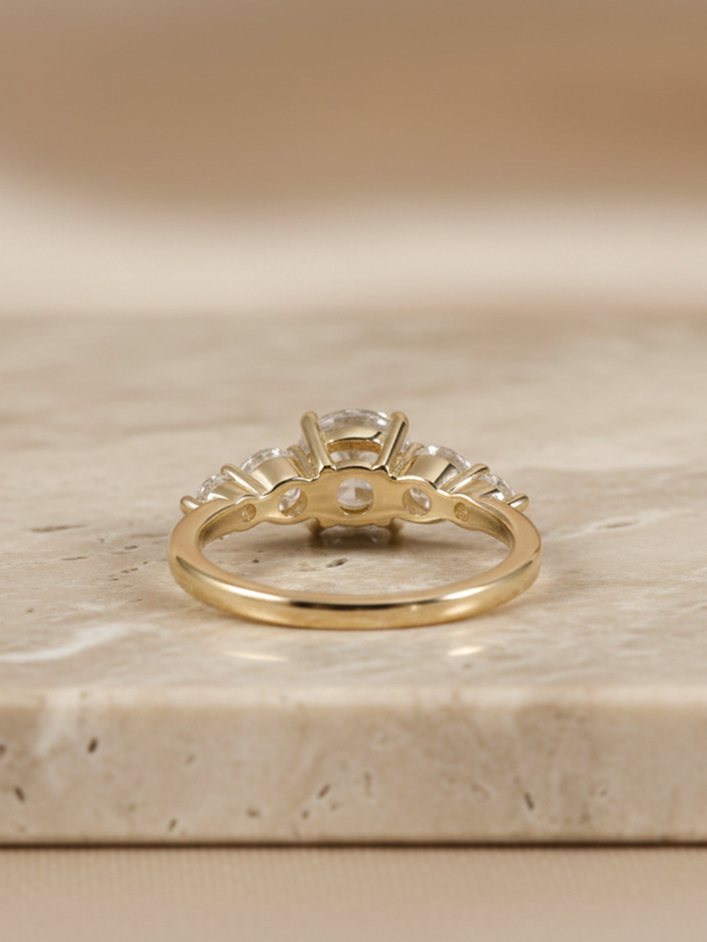 Oval Aligned Ring