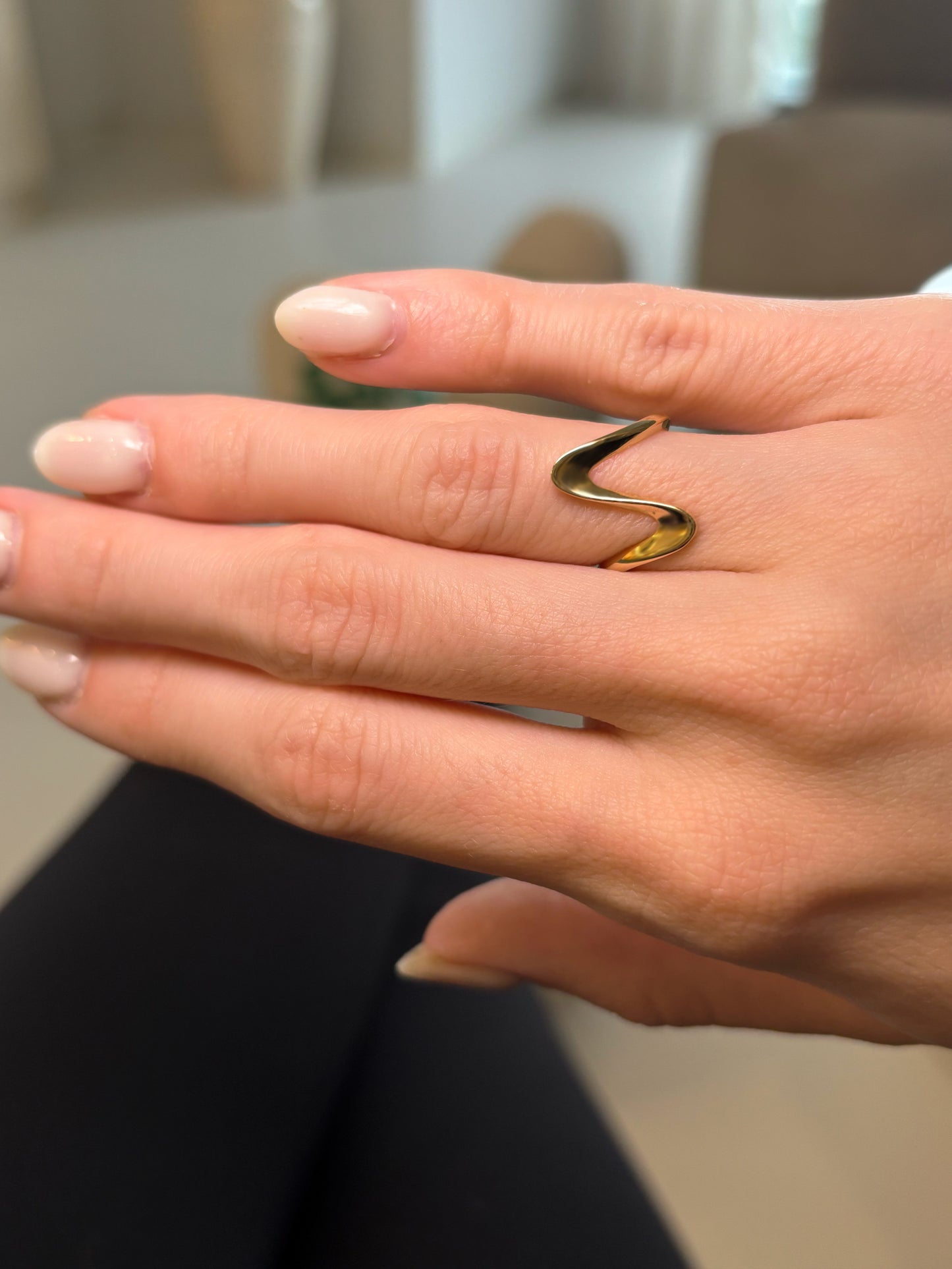 Wave of Faith Ring