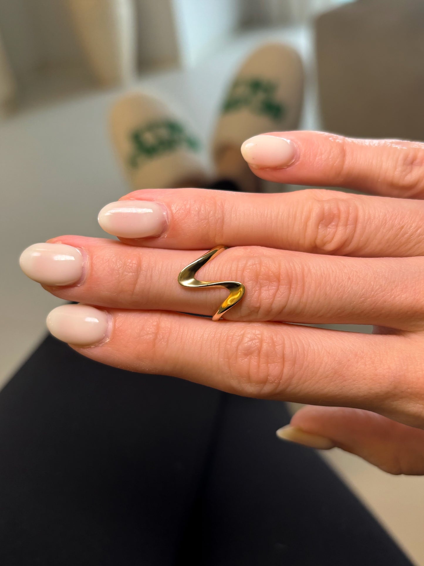 Wave of Faith Ring