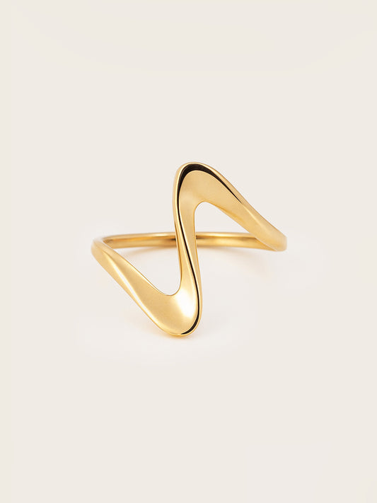 Wave of Faith Ring